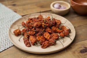 Dried habanero Westlandpeppers