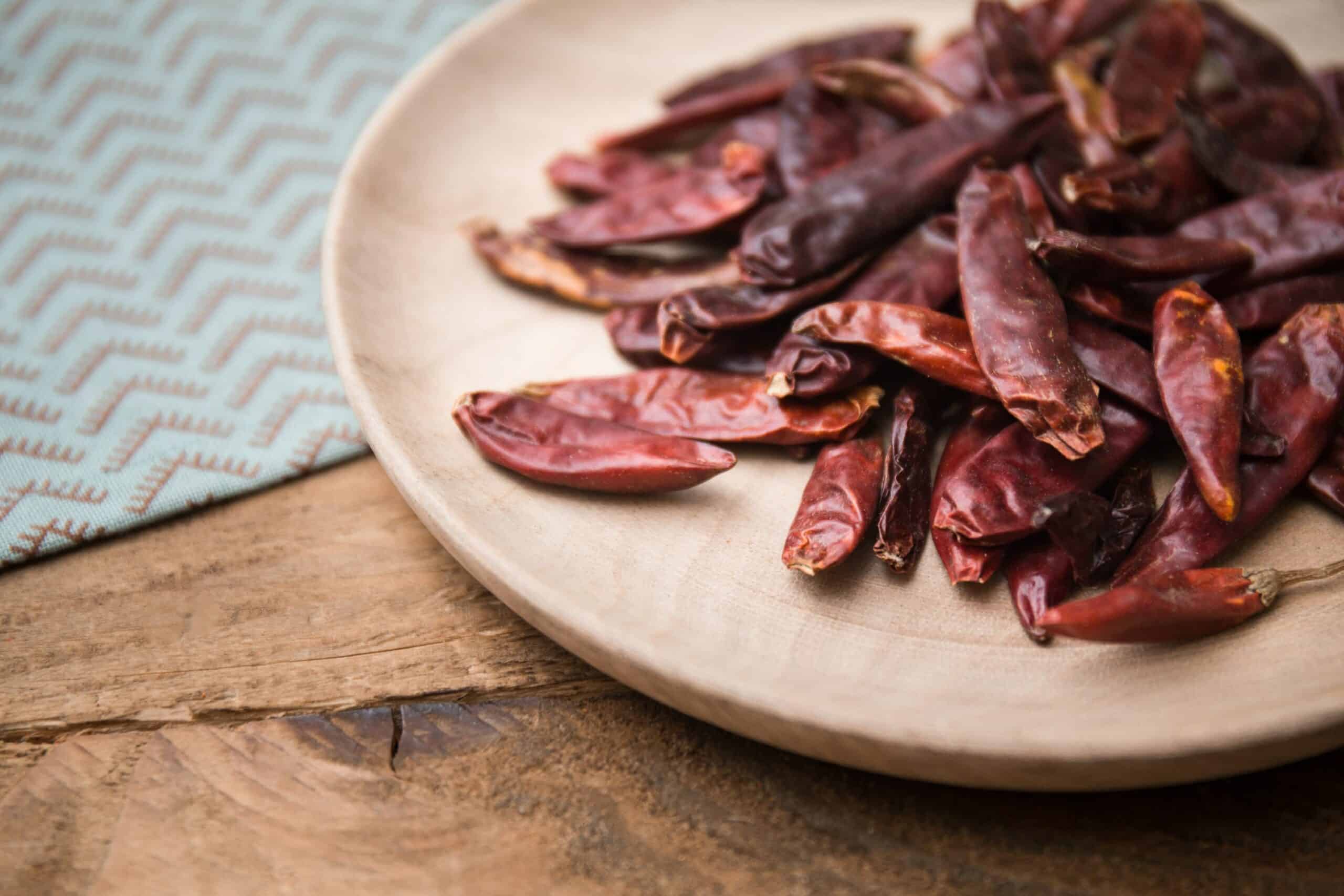 Gedroogde Serrano Westlandpeppers