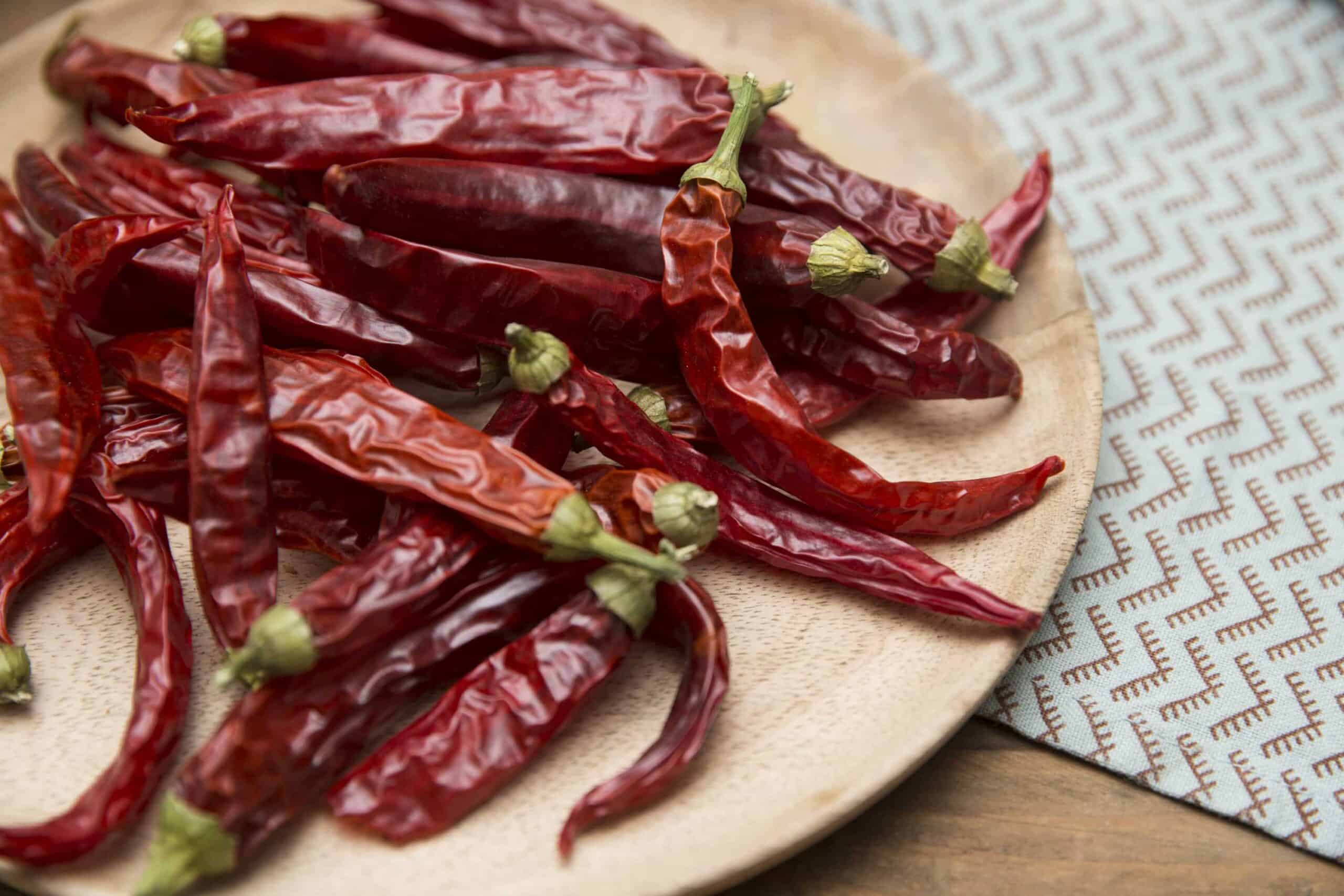 Getrocknete Chilischoten Westlandpeppers