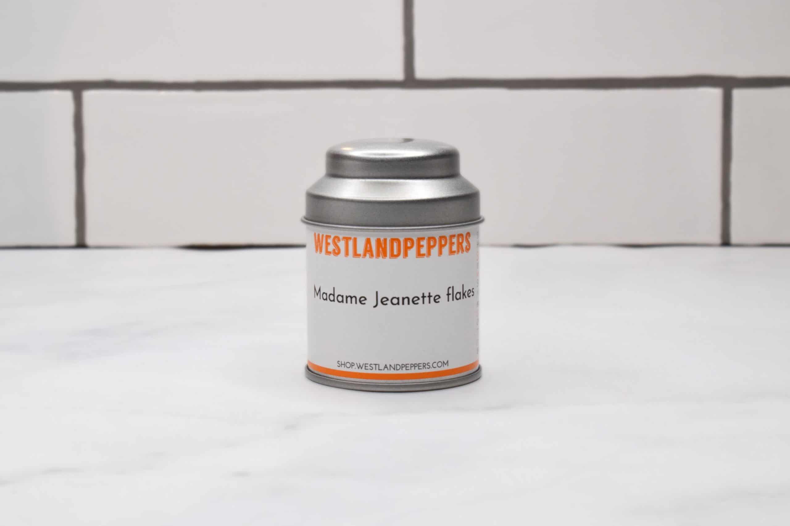 Madame Jeanette chilivlokken Westlandpeppers